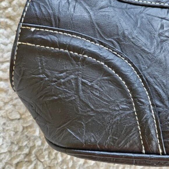 Stone & Company Crossbody Bag Women' Brown Shoulder Purse Boho Hobo Southwestern - Picture 7 of 11